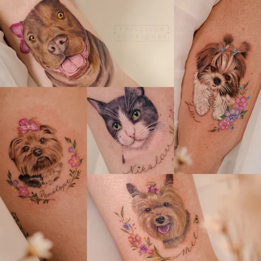 inspiração tatuagem yorkie