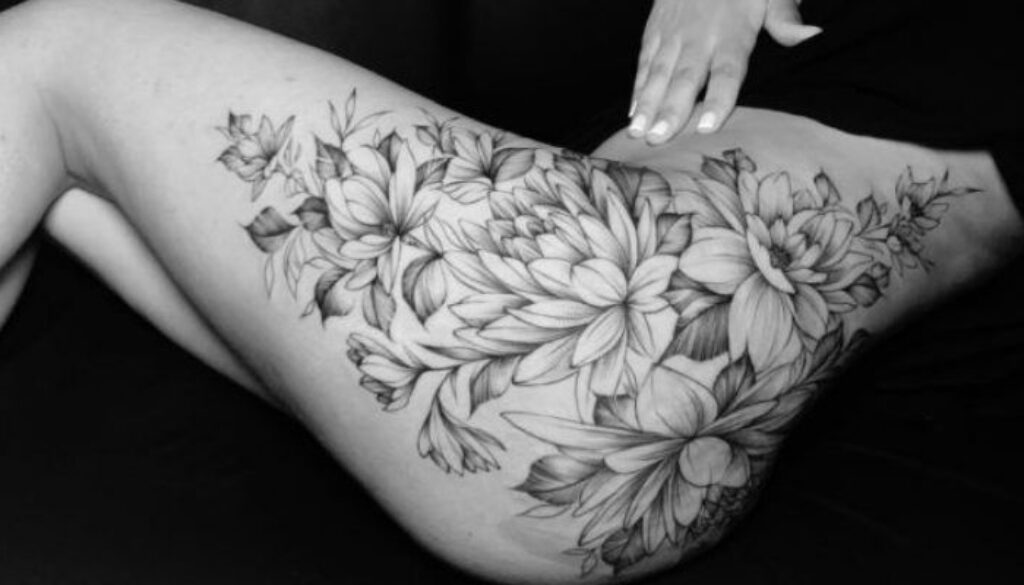 tatuagem tornozelo delicada