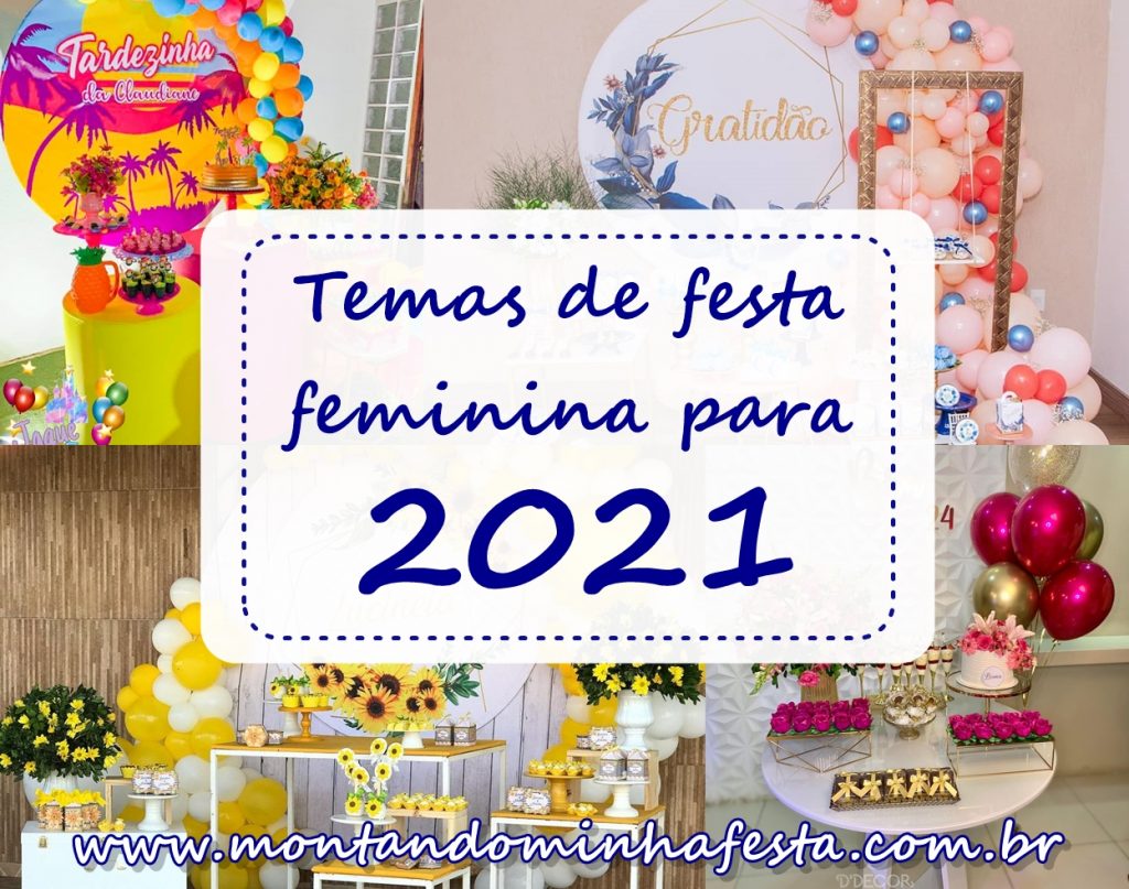 festa temática feminina moderna