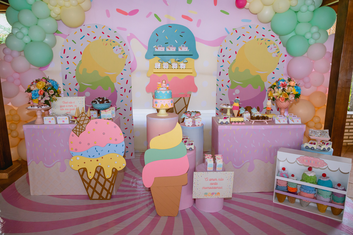 cores para festa de 3 anos menina