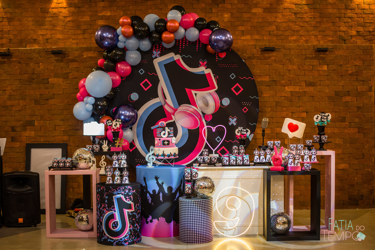 decoração festa 9 anos