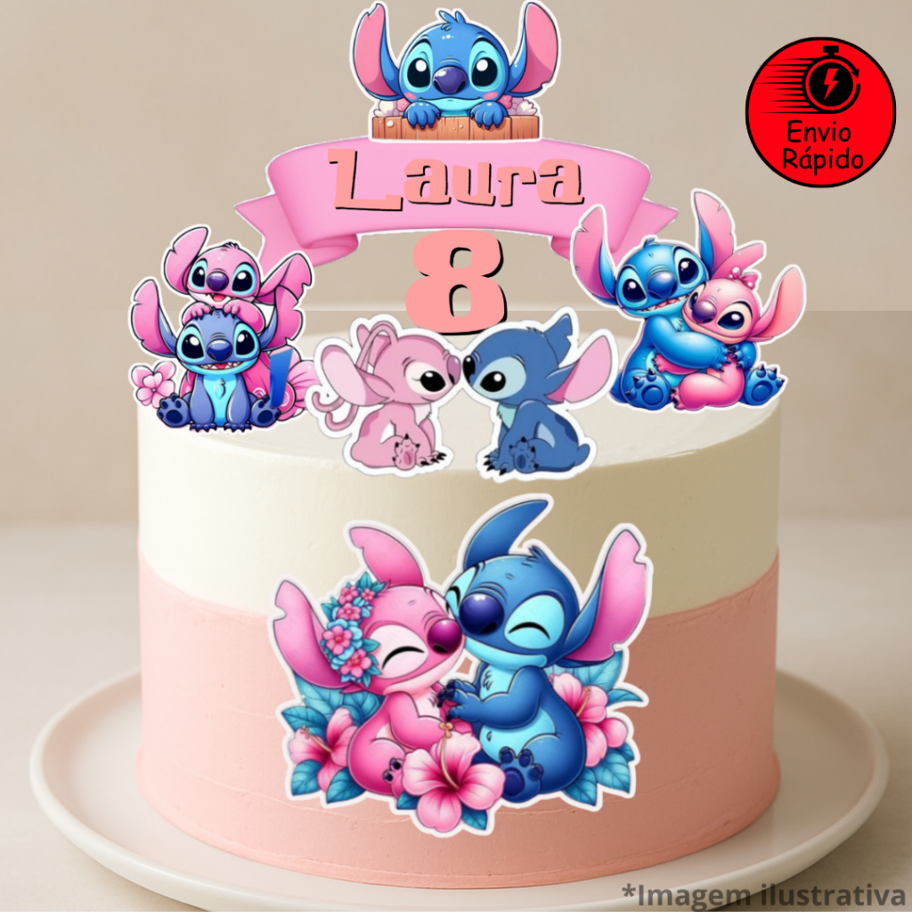 topo de bolo infantil personalizado