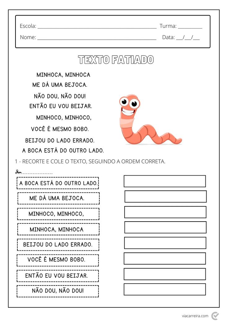 pontuação em textos fatiados