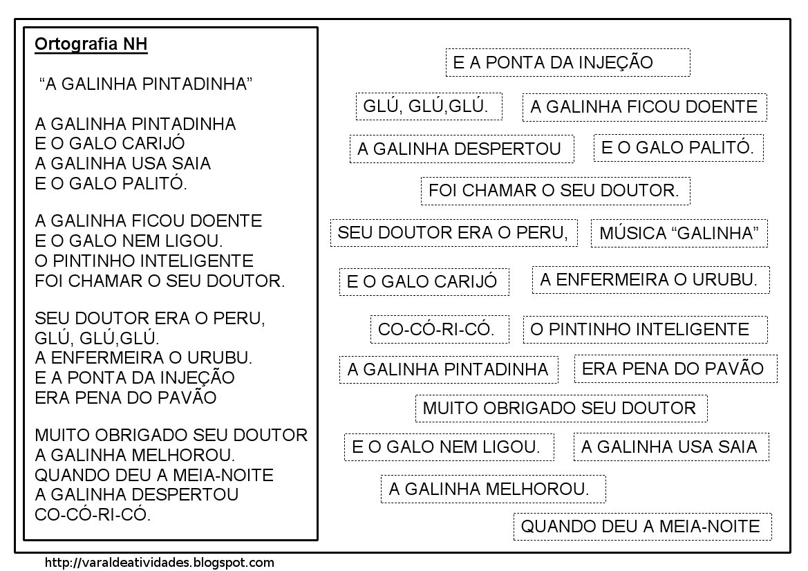 textos para recortar e colar 4 ano