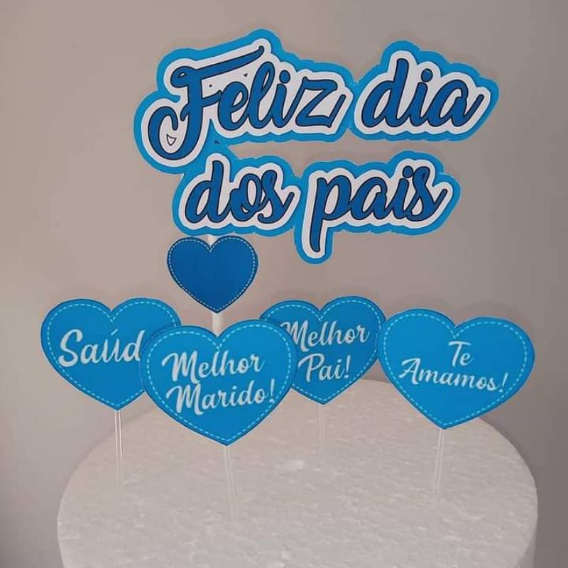 topo de bolo dia dos pais png grátis