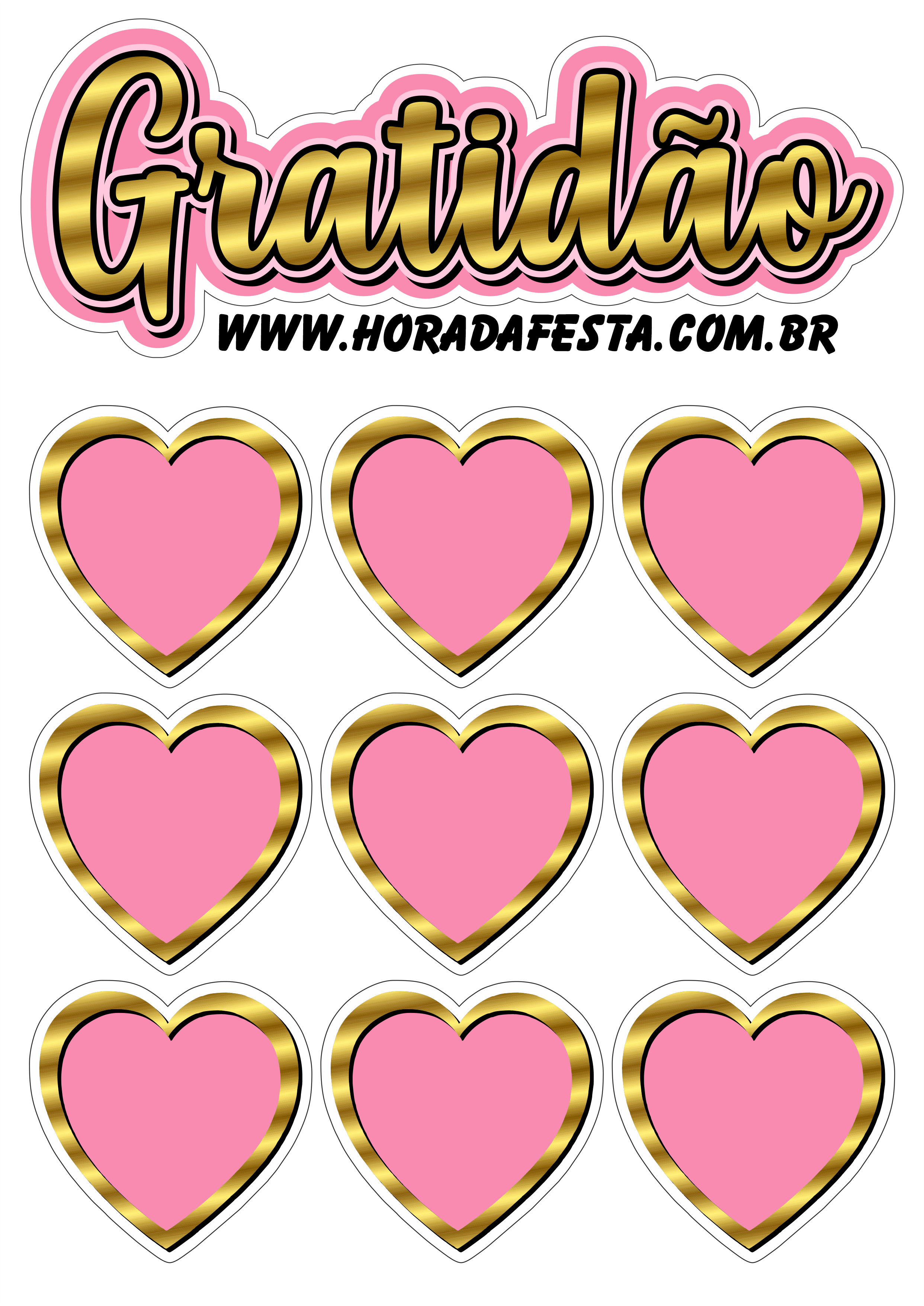 topo de bolo gratidão pdf