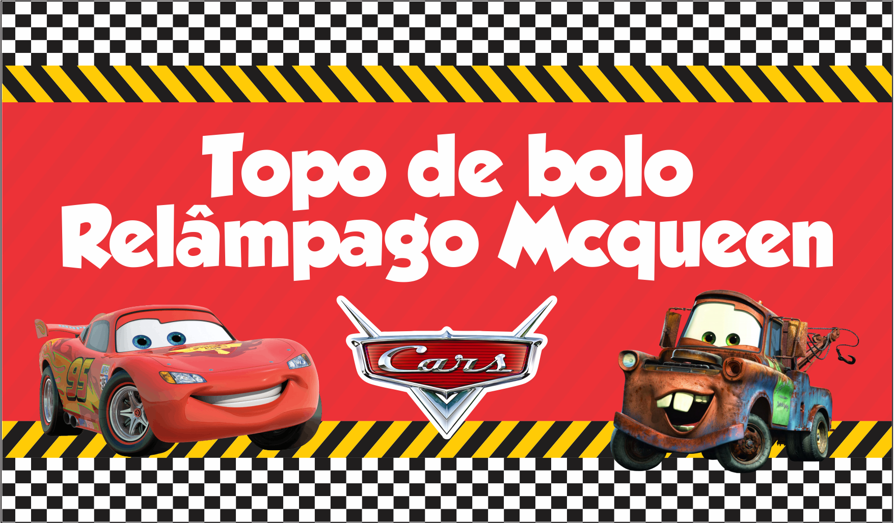 molde topo de bolo relampago mcqueen gratis