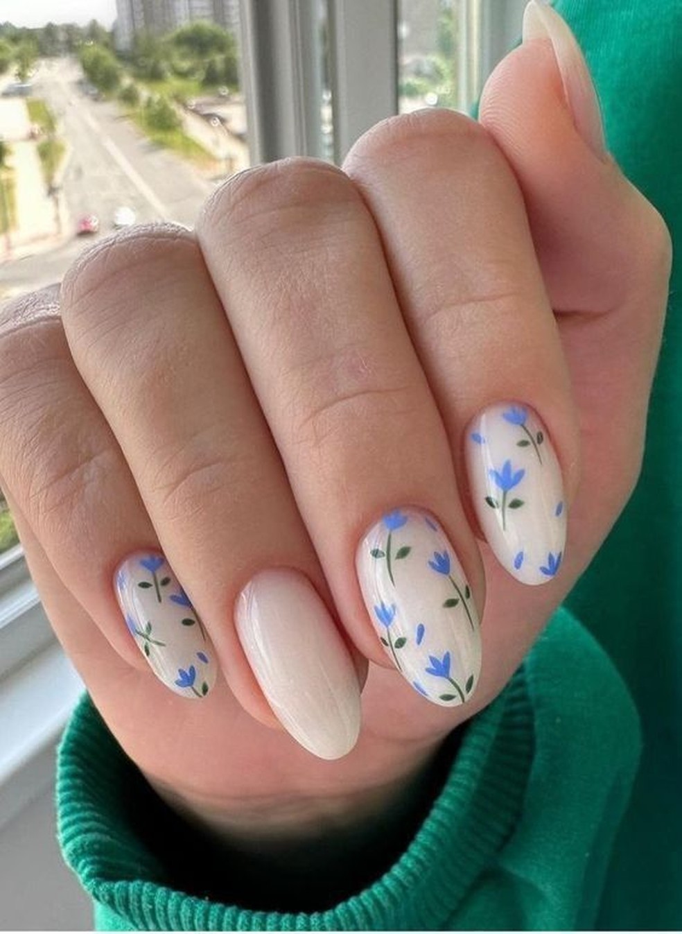 unhas decoradas tons pastel