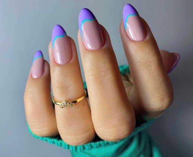 esmalte lilás neon