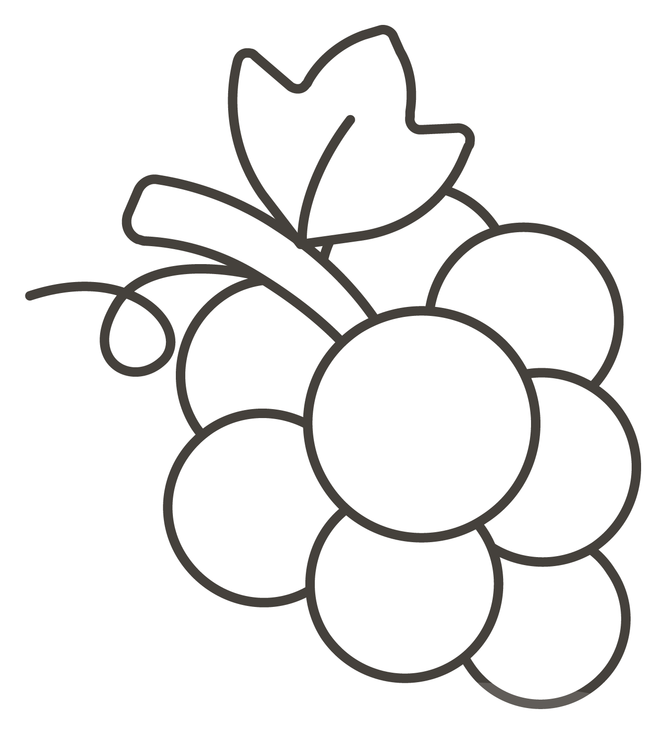 desenhos de frutas para colorir
