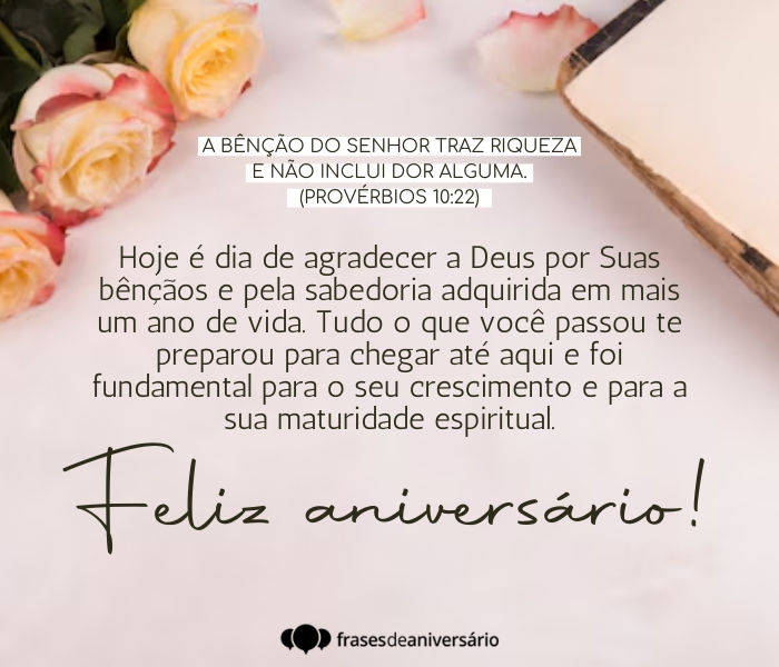 versículos de gratidão pelo aniversário