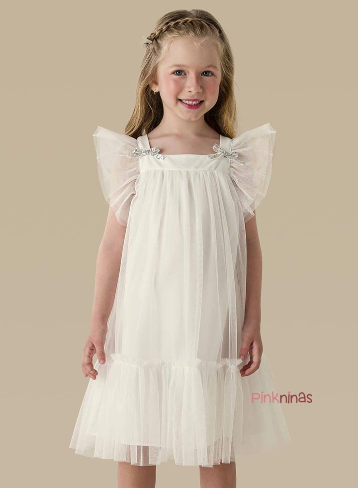 vestido branco infantil 10 anos