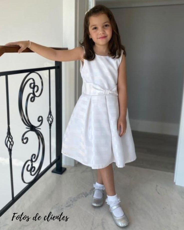 vestido branco infantil 16 anos