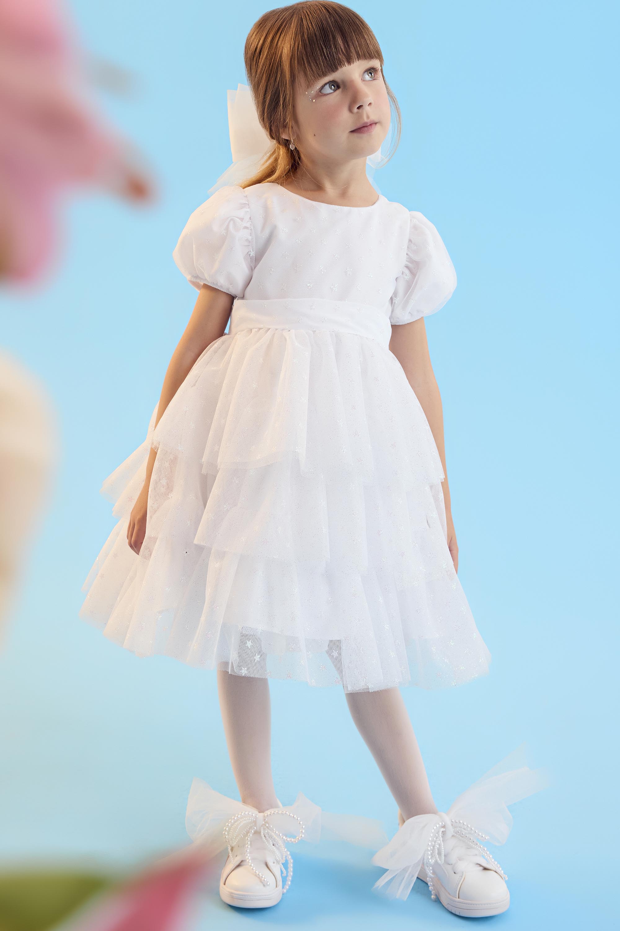 vestido branco infantil preço