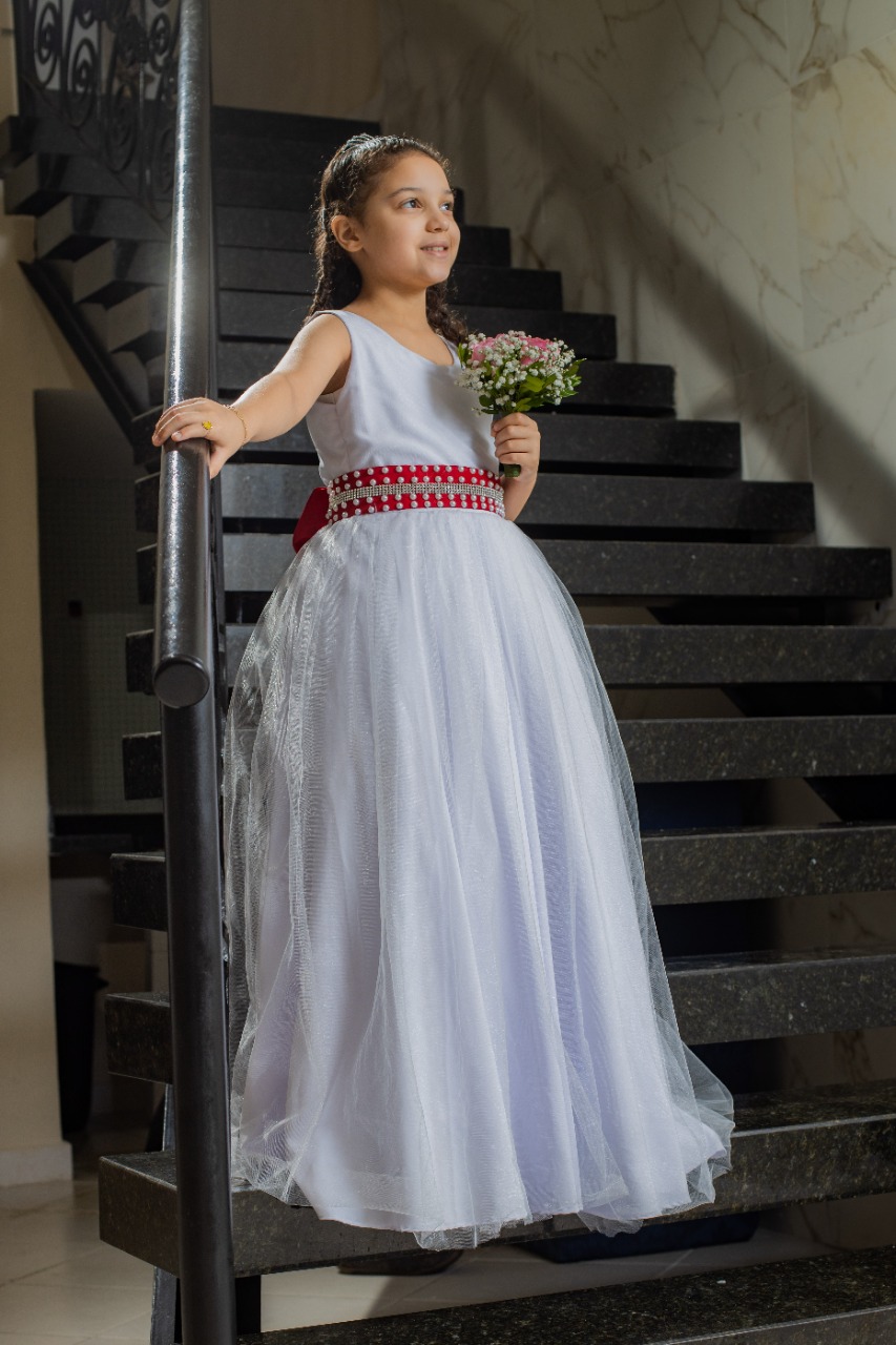 vestido de daminha barato
