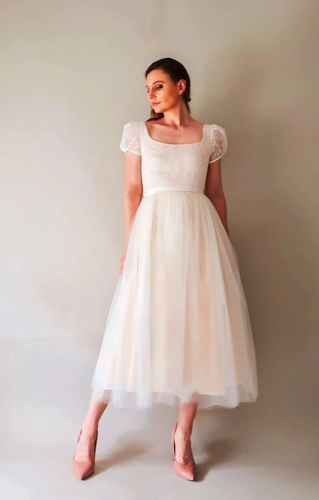 vestido de noiva civil romântico princesa
