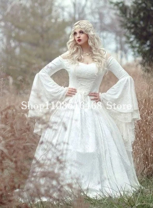 vestido de noiva boho medieval