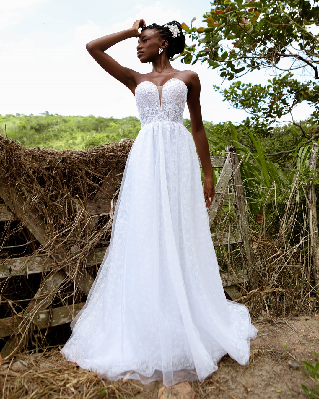 vestido de noiva tomara que caia princesa