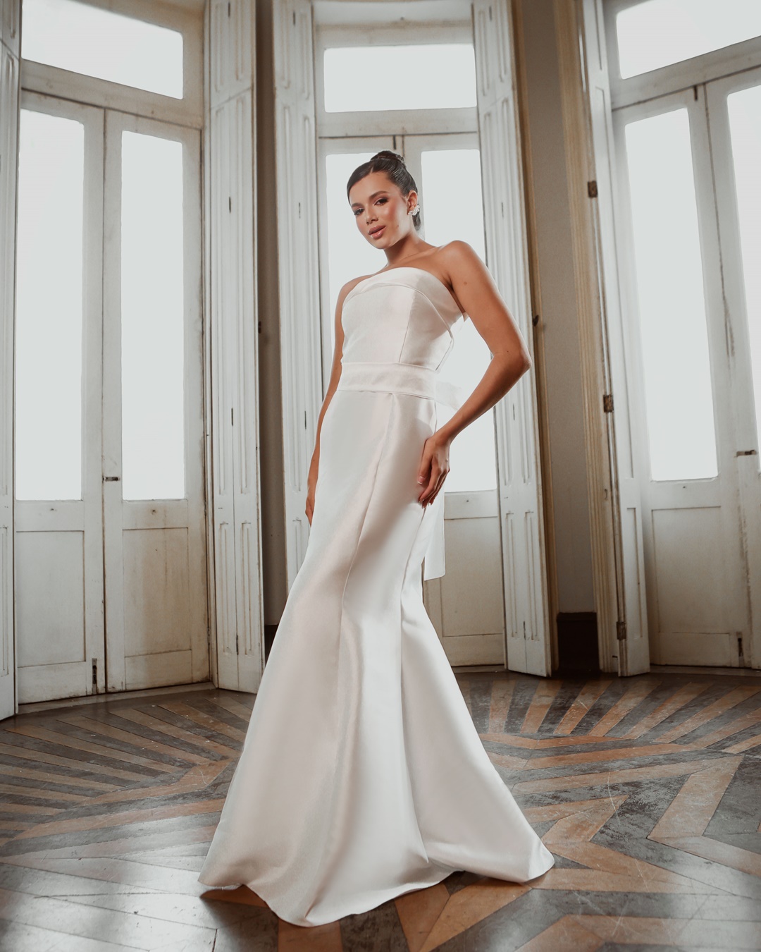vestido de noiva tomara que caia romântico