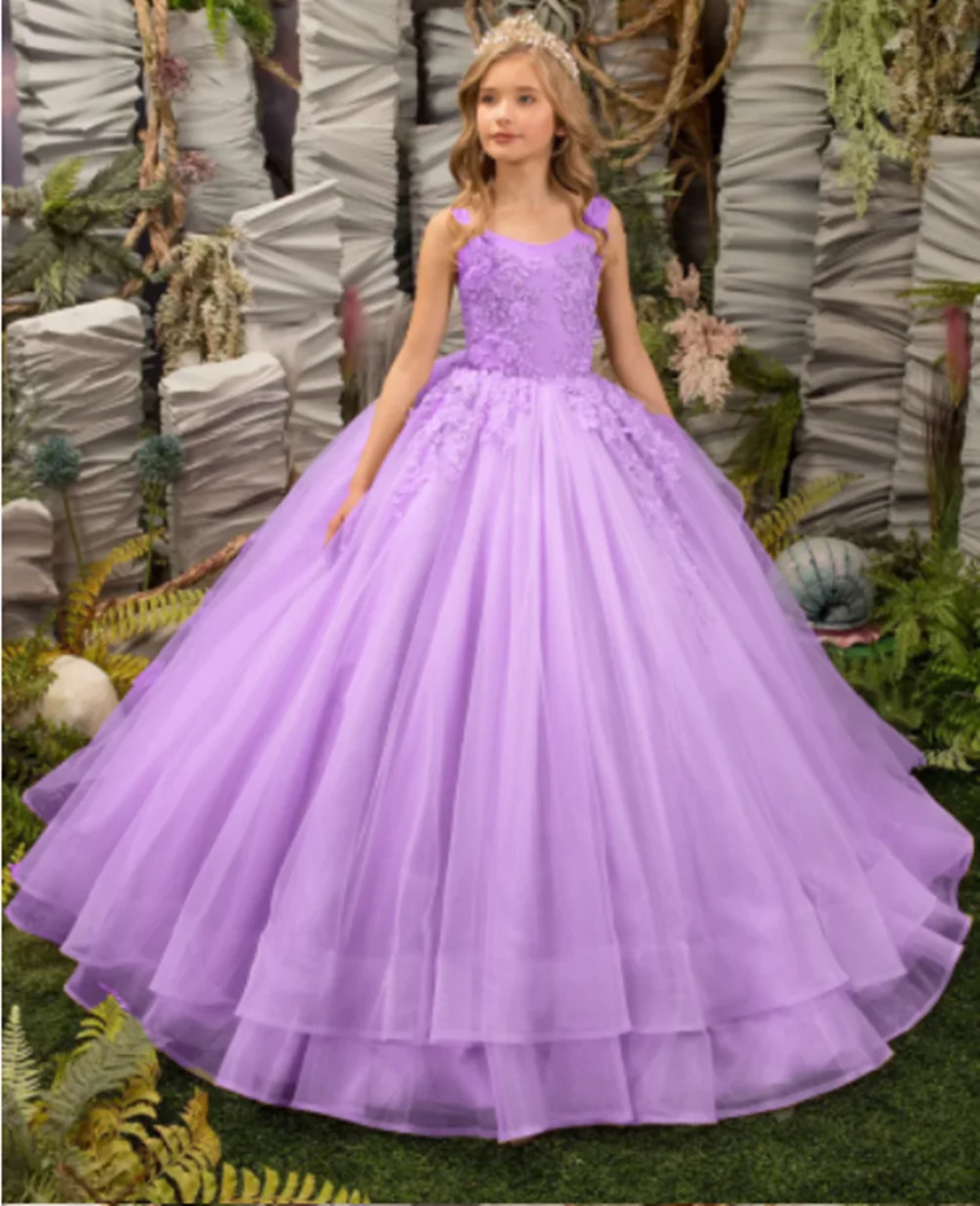 vestido de festa infantil com brilho