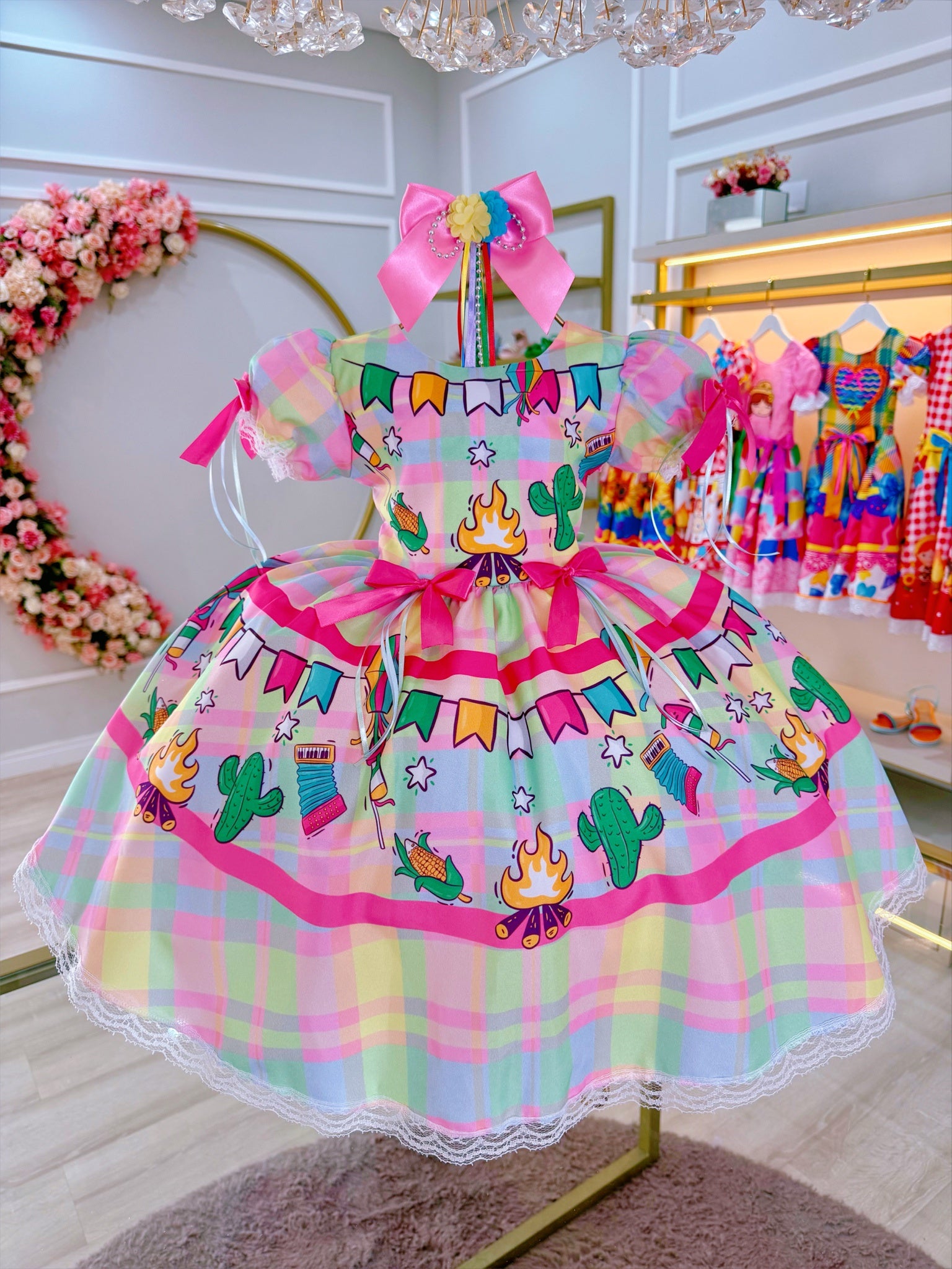 onde comprar vestido de quadrilha infantil de luxo