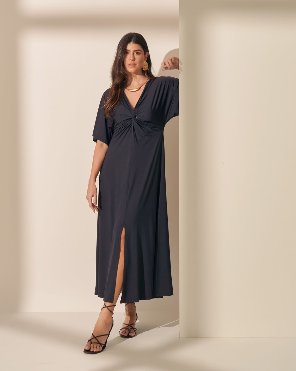 vestido linha A