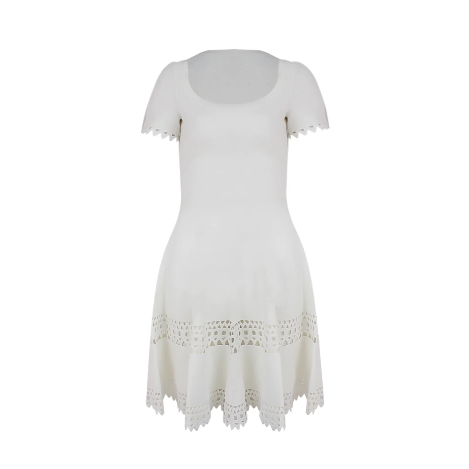 vestido evasê linho