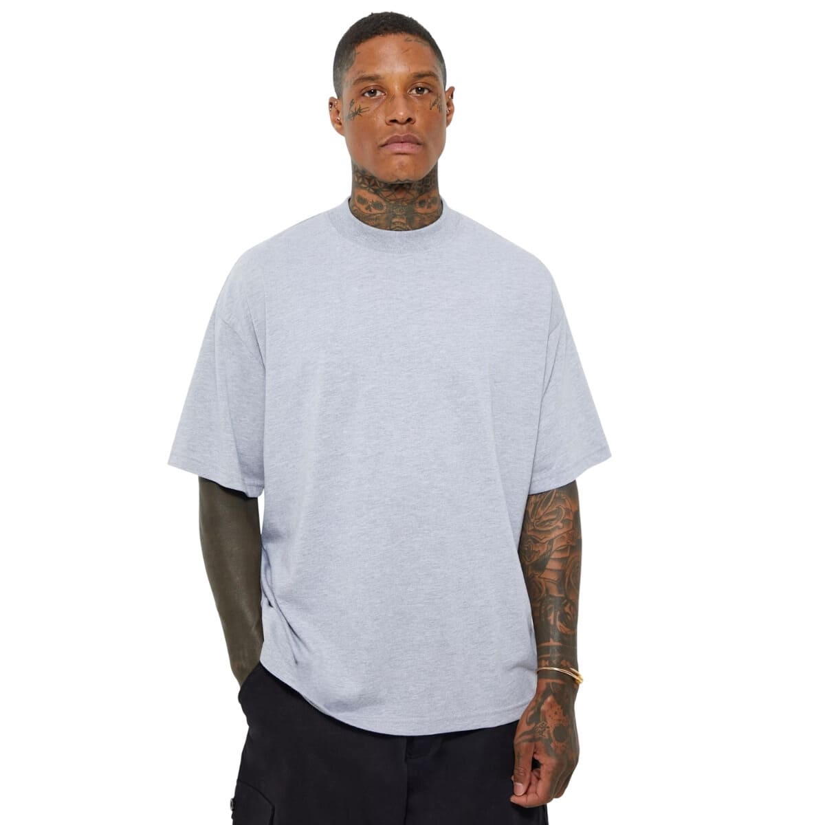 vestido gola alta longo