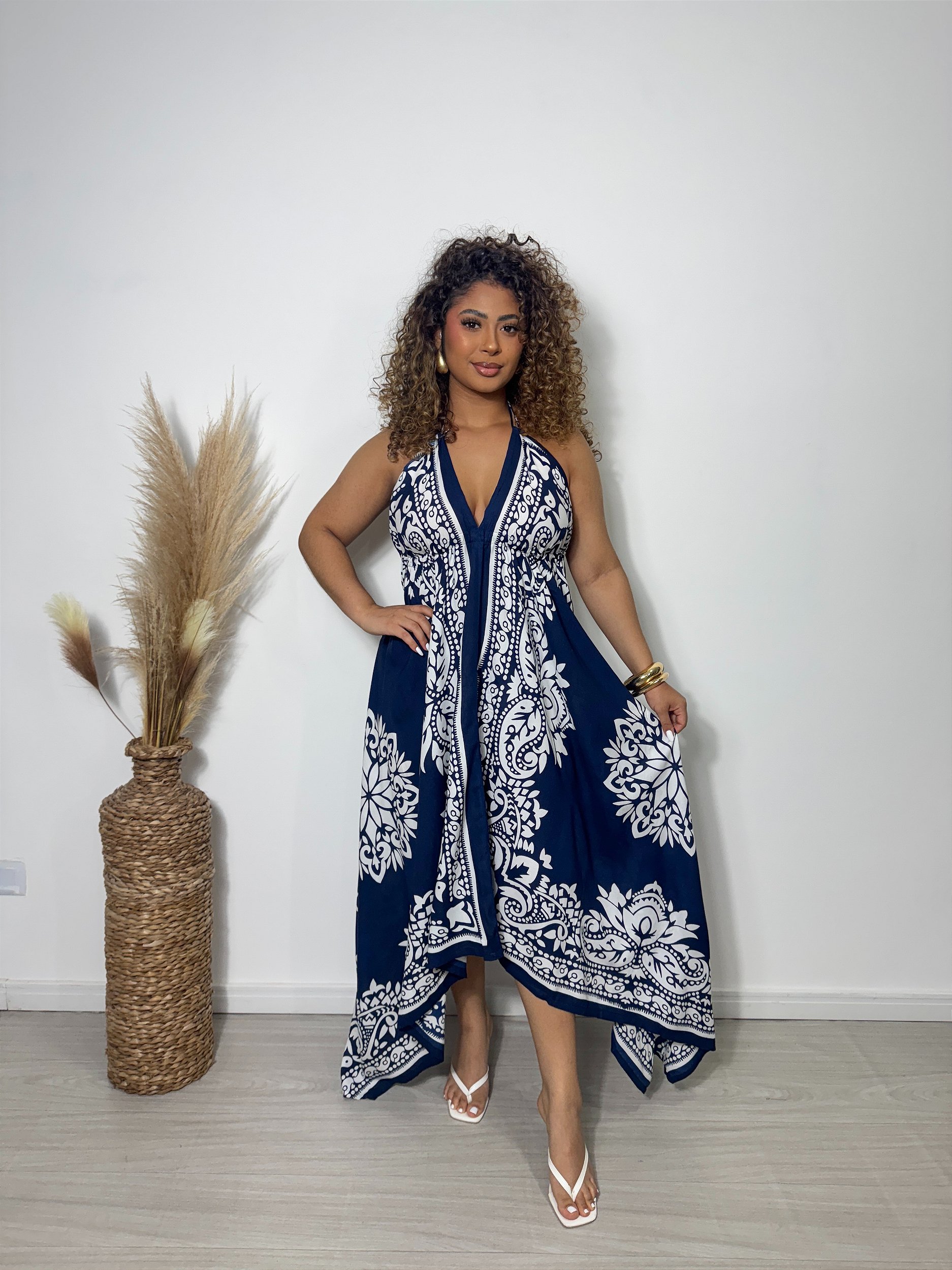 vestido indiano longo