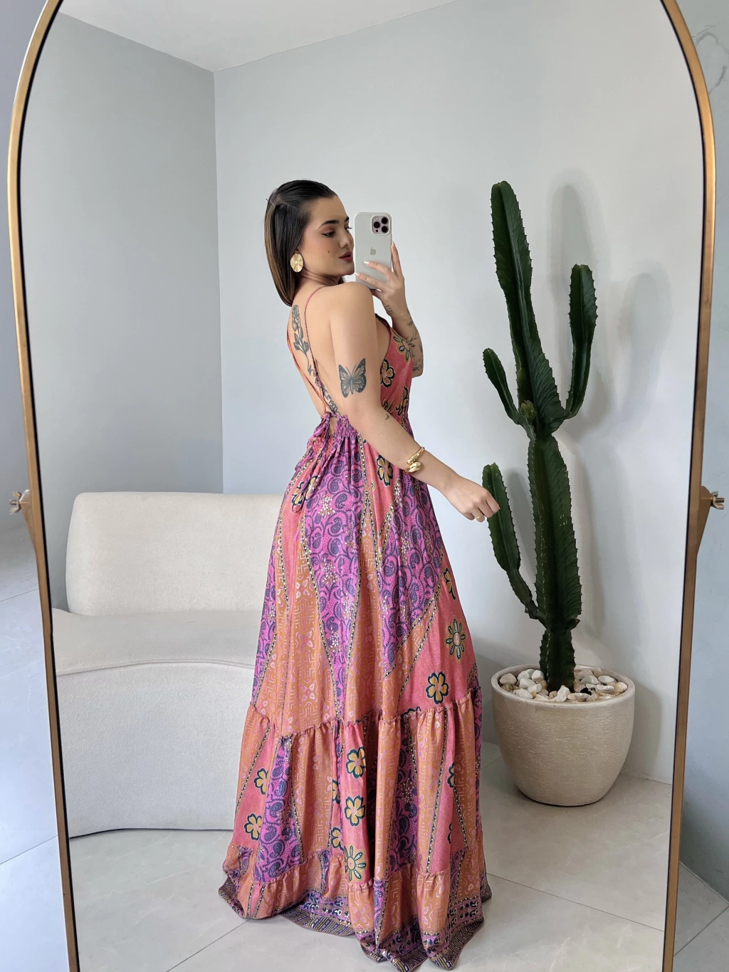 vestido boho indiano